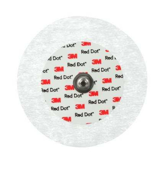 ECG Snap Electrode 3M Red Dot Monitoring Non-Radiolucent 50 per Pack 2239 Case/1000 1225-0-25 3M 187583_CS