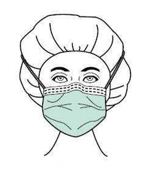 Surgical Mask Sensitive Skin Plus Pleated Tie Closure One Size Fits Most White NonSterile Not Rated Adult 65 3130 Case/300 00279E Aspen Surgical Products 282070_CS