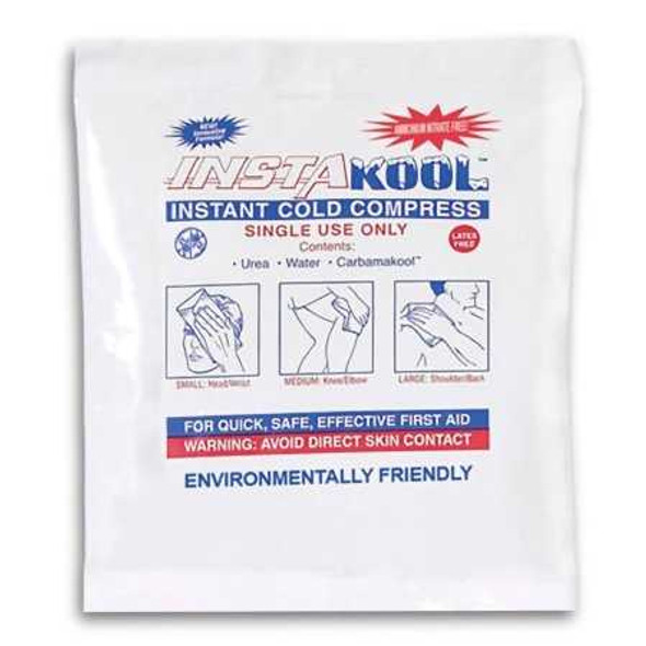 Instant Cold Pack InstaKool General Purpose Small 5 X 6 Inch Plastic / Urea / Water / CarbamaKool Disposable TKINST4680 Each/1 102-N22105S Nortech Lab Corporation 1070504_EA