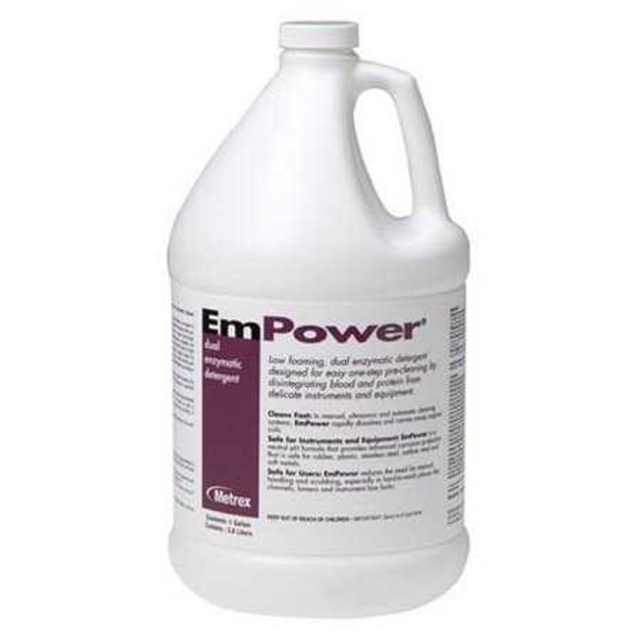 Dual Enzymatic Instrument Detergent EmPowerLiquid Concentrate 1 gal. Jug Fresh Scent 10-4100 Case/4 2112540 Metrex Research 373982_CS