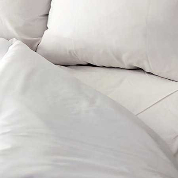 Bed Sheet Fitted 36 X 84 Inch White Reusable 103394 Case/60 AWD404 Royal Blue Intl 1123376_CS
