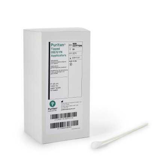 OB/GYN Swab Puritan 8 Inch Length NonSterile 808 COTTON Box/50 537080 Puritan Medical Products 282621_BX