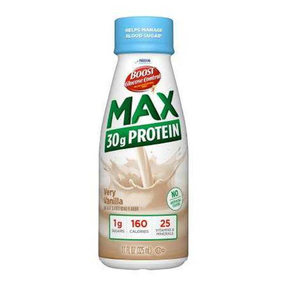 Oral Supplement Boost Glucose Control Max Vanilla Flavor Ready to Use 11 oz. Bottle 00041679572344 Case/12 503020 Nestle Healthcare Nutrition 1192594_CS