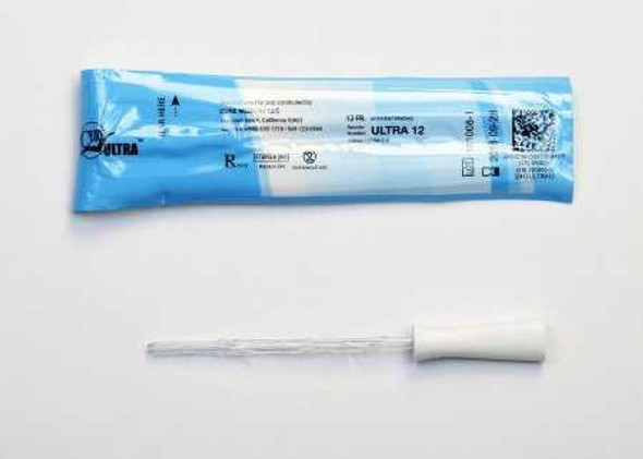 Urethral Catheter Cure UltraStraight Tip Lubricated PVC 12 Fr. 6 Inch ULTRA12 Box/30 18-846 CURE MEDICAL 1020189_BX
