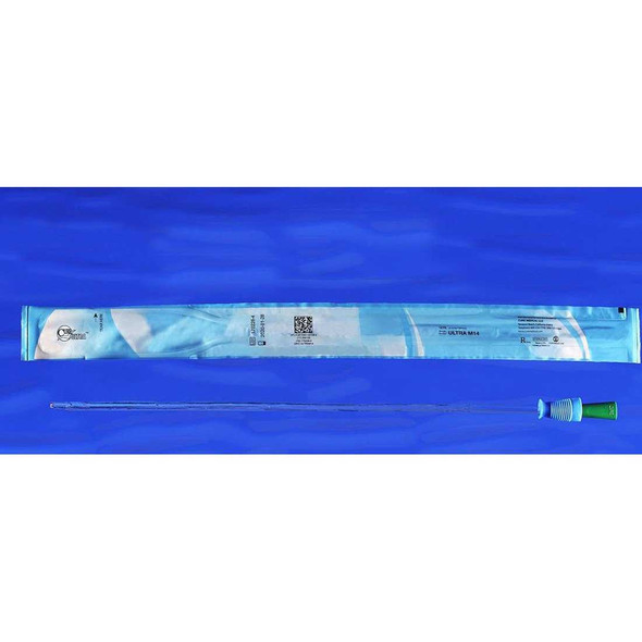 Urethral Catheter Cure UltraStraight Tip Lubricated PVC 18 Fr. 16 Inch ULTRA M18 Case/300 16-4832-17 CURE MEDICAL 1088544_CS