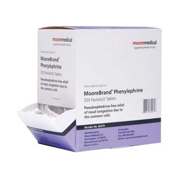 Sinus Relief McKesson Brand 5 mg Strength Tablet 2 per Pack 82479 Box/250 800KLS MCK BRAND 1111729_BX