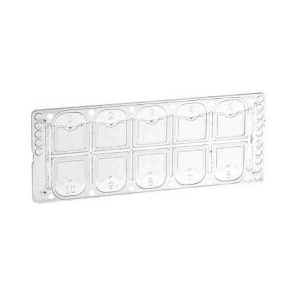 Microscope Precision Cell Slide McKesson 10-Chamber Plain 177-3805 Box/100 24-705-W MCK BRAND 1179435_BX