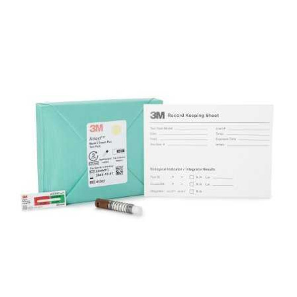 Attest Rapid 5 Steam-Plus Sterilization Biological Indicator Pack Steam 2 Inch 41382 Case/64 T-390 3M 566792_CS