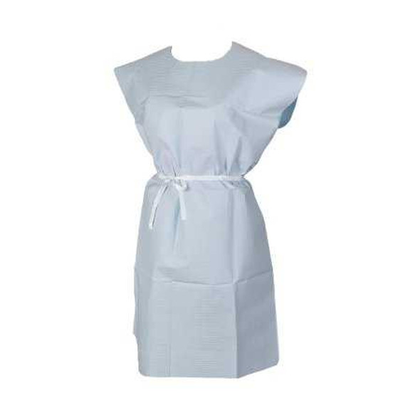 Patient Exam Gown TIDI Medium Blue Disposable 910520 Case/50 165-MF250 Tidi Products 194013_CS