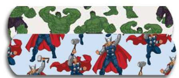Adhesive Strip American White Cross Stat Strip 3/4 X 3 Inch Plastic Rectangle Kid Design Antman / Hulk / Black Widow Sterile 1087937 Case/12 67376 Dukal 902116_CS