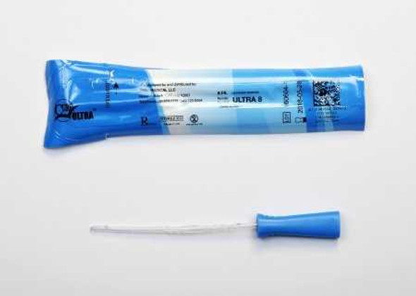 Urethral Catheter Cure UltraStraight Tip Lubricated PVC 8 Fr. 6 Inch ULTRA8 Box/30 305218 CURE MEDICAL 1020192_BX