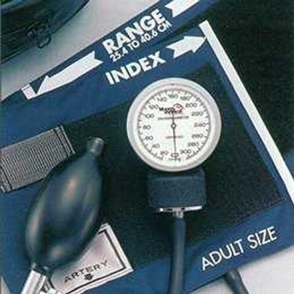 Aneroid Sphygmomanometer with Cuff McKesson Brand 2-Tubes Pocket Size Hand Held Child Small Cuff 775-9CNMM Each/1 46-702 MCK BRAND 1067633_EA