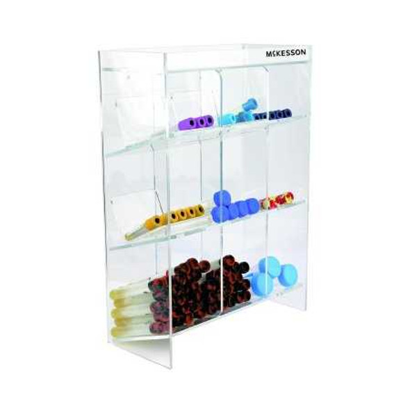 Tiered Tube Organizer McKesson 9 Place Clear 5-1/2 X 11-1/2 X 16 Inch 3118 Each/1 82112 MCK BRAND 883766_EA