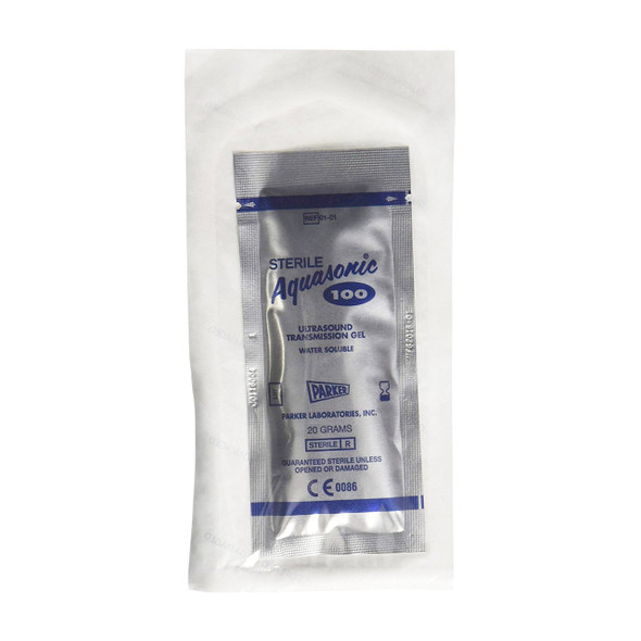 Aquasonic Ultrasound Gel High Viscosity, 20 Gram, OR Sterile, Pack of 1 Packets