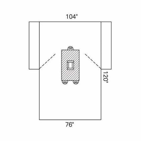 Abdominal Drape Laparotomy Drape 104 W X 76 W X 120 L Inch Sterile 89221 Each/1 TB20 O&M Halyard Inc 139800_EA