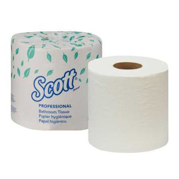 Toilet Tissue ScottEssential White 2-Ply Standard Size Cored Roll 550 Sheets 4 X 4-1/10 Inch 04460 Roll/1 2186 Kimberly Clark 509038_RL