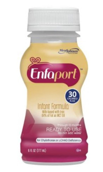 Infant Formula Enfaport 6 oz. Bottle Ready to Use 129601 - Case/24