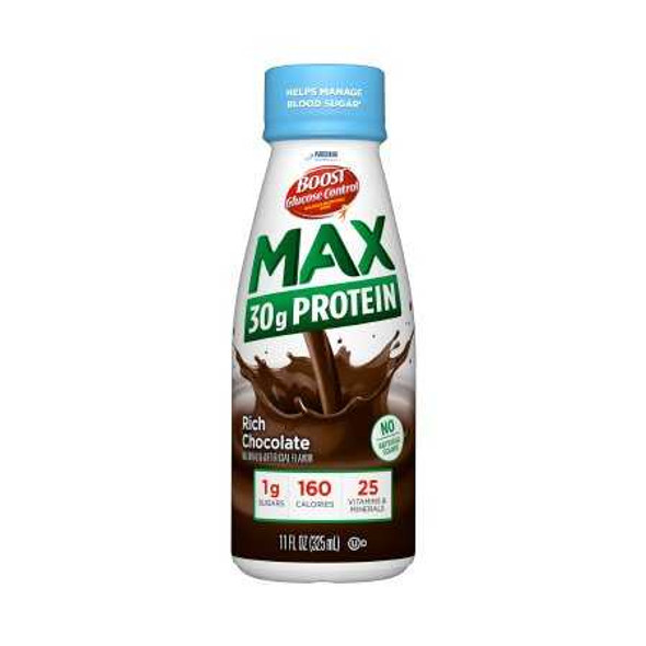 Oral Supplement Boost Glucose Control Max Rich Chocolate Flavor Ready to Use 11 oz. Bottle 00041679794500 - Each/1 41679794500 Nestle Healthcare Nutrition 1192591_EA