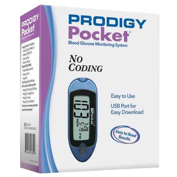 Blood Glucose Meter Prodigy Diabetes Care No Coding Required PTQM4 Case/10 PTQM4 Prodigy Diabetes Care 1082215_CS