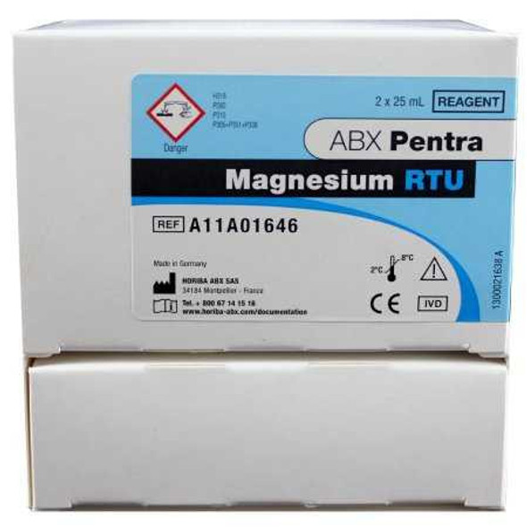 General Chemistry Reagent ABX Pentra™ Magnesium For ABX Pentra 400 Clinical Chemistry Analyzer 200 Tests 1220001646 Pack of 1 787373 ABX Pentra™ 721503_EA