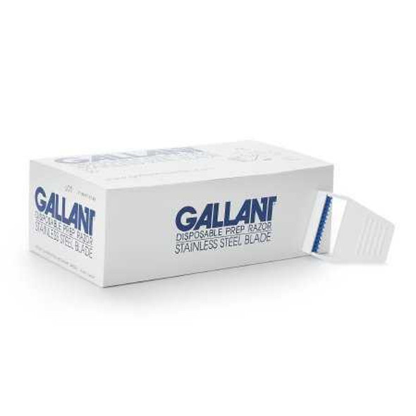Surgical Prep Razor Gallant® Single Blade Disposable D845 Box of 50 06K2630 Gallant® 795601_BX