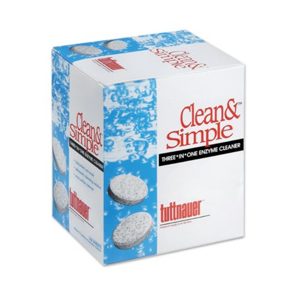 Ultrasonic / Enzymatic Solution Clean & Simple Tablet CS0144 Box/144