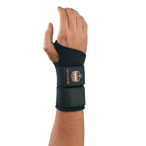 Wrist Support ProFlex 670 Ambidextrous Double Strap Neoprene Left or Right Hand Black Large 72102 Each/1