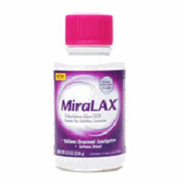 Laxative MiraLAX® Powder 8.3 oz. 17 Gram Strength Polyethylene Glycol 3350 11523723403 Pack of 1 11523723403 MiraLAX® 587024_EA