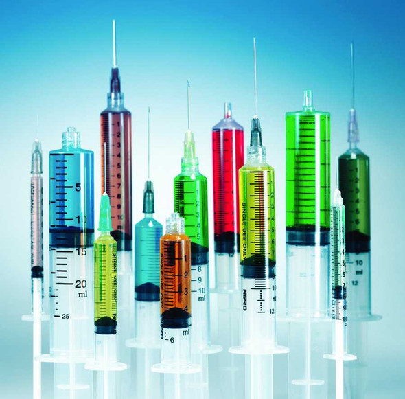 General Purpose Syringe Nipro™ 5 mL Luer Lock Tip Without Safety JD+05L Box of 100 JD+05L Nipro™ 384318_BX