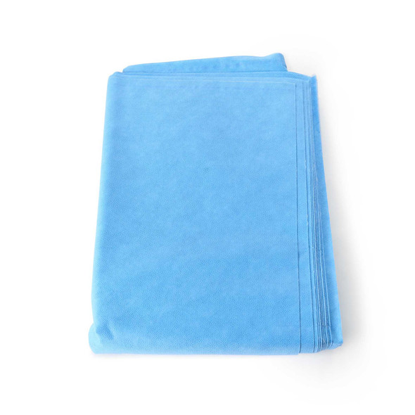 QUICK CHECK* H400 Sterilization Wrap White / Blue 45 x 45 Inch Dual Layer SMS Polypropylene Steam / EO Gas / Hydrogen Peroxide 34157 Case of 48 34157 QUICK CHECK* H400 825785_CS