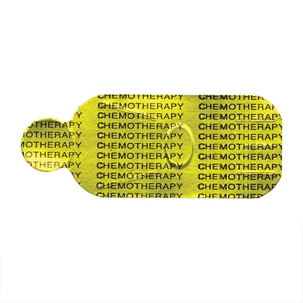 ChemoPlus IVA Seals Yellow/black ink Chemotherapy - Carton of 1000 CP3111Y- ChemoPlusÂ™ 1136031_CT