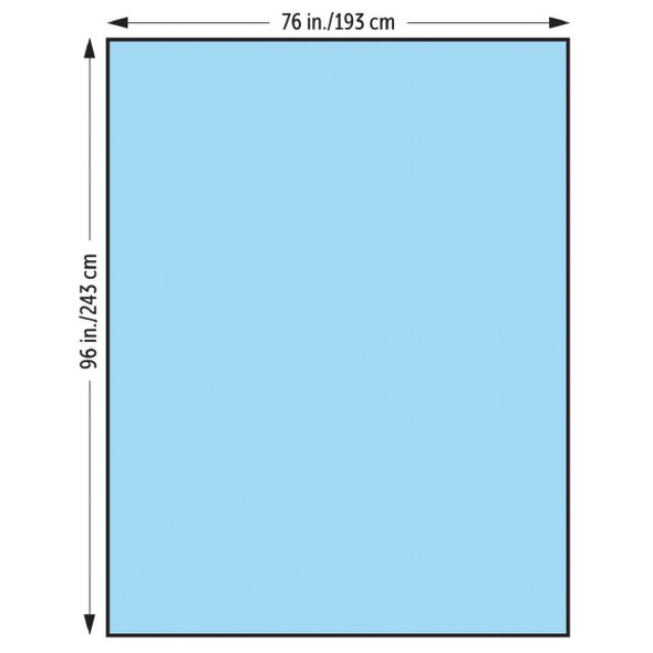 General Purpose Drape X-Large Drape 76 W x 96 L Inch Sterile 47630 Case of 24 47630 O&M Halyard Inc 1157871_CS