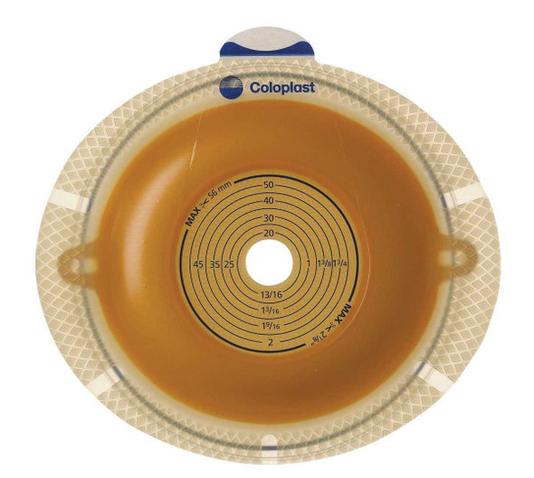 Ostomy Barrier SenSura® Trim to Fit, Standard Wear Double Layer Adhesive 50 mm Flange Red Code System 3/4 to 1-1/4 Inch Opening 11021 Pack of 1 11021 SenSura® 709820_EA