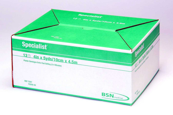 Plaster Bandage Specialist® 6 Inch x 15 Foot Plaster of Paris White 7368 One Dozen 7368 Specialist® 4790_DZ