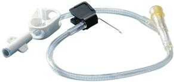 Huber Infusion Set Kawasumi 20 Gauge 3/4 Inch 8 Inch Tubing Without Port PI04000 Box of 25 PI04000 Kawasumi 356892_BX