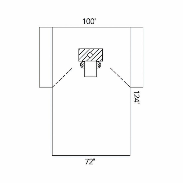 EENT Drape Thyroid Drape 100 W x 72 W x 124 L Inch Sterile 89258 Pack of 1 89258 O&M Halyard Inc 334531_EA