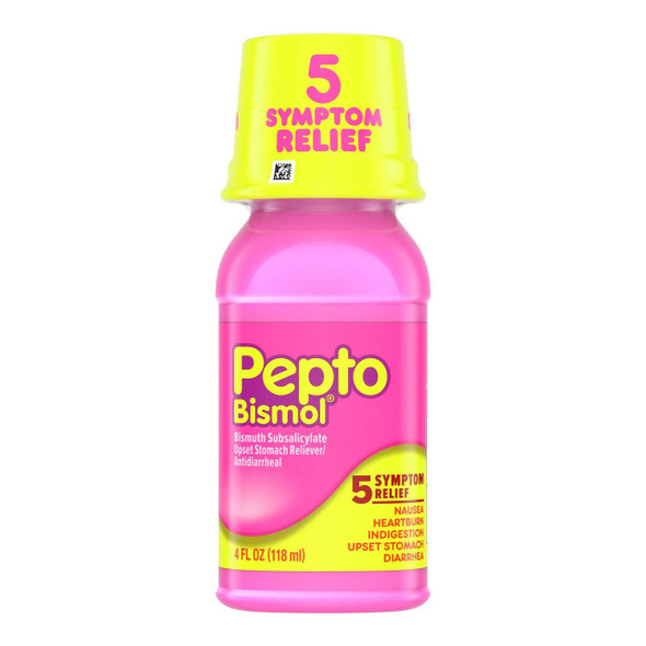 Anti-Diarrheal Pepto Bismol® 262 mg Strength Liquid 4 oz. 37000003201 Pack of 1 37000003201 Pepto Bismol® 491130_EA
