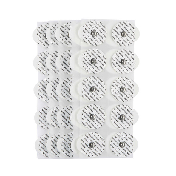 ECG Monitoring Electrode McKesson Foam Backing Non-Radiolucent Snap Connector 50 per Pack 87-50SG Case of 2000 87-50SG McKesson 1187707_CS