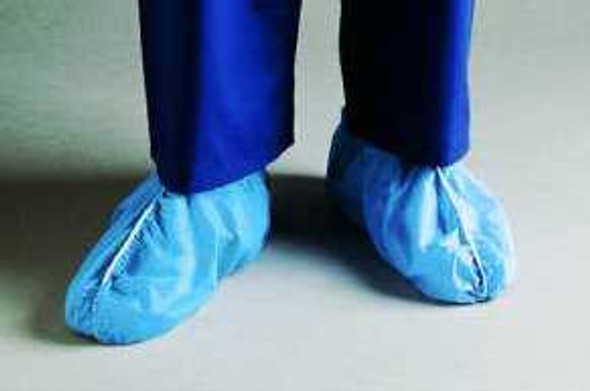 Shoe Cover Dura-Fit™ X-Large Shoe High Nonskid Sole Blue NonSterile 4854 Case of 200 4854 Dura-Fit™ 369243_CS