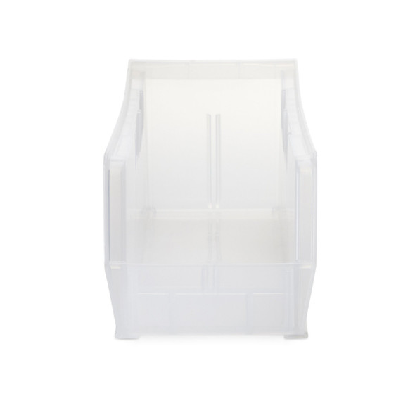 Storage Bin AkroBins® Clear Plastic 4 x 4-1/8 x 10-7/8 Inch 30224SCLAR Carton of 12 30224SCLAR Akrobins® 740058_CT