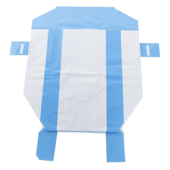 SMART-FOLD* H650 Sterilization Wrap White / Blue 40 x 55 Inch Dual Layer SMS Polypropylene Steam / EO Gas / Hydrogen Peroxide 14277 Case of 48 14277 SMART-FOLD* H650 832283_CS