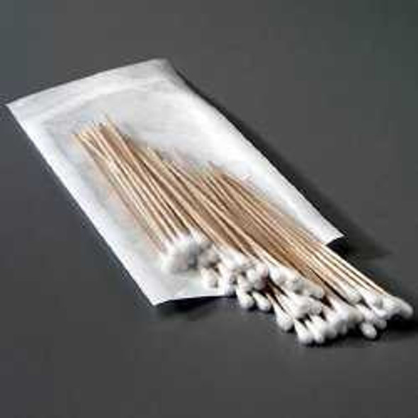 Swabstick Cotton Tip Wood Shaft 3 Inch Sterile 10 per Pack 96-1666 Case of 250 96-1666 Sklar 770515_CS