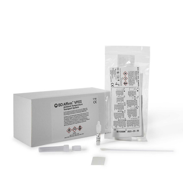 Specimen Collection and Transport Kit BD Affirm™ VPIII 0.3 mL Collection Tube Sterile 446255 Box of 10 446255 BD Affirm™ VPIII 517859_BX