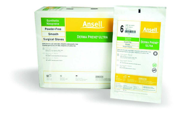 Surgical Glove GAMMEX® Non-Latex Size 6 Sterile Polyisoprene Standard Cuff Length Micro-Textured Green Chemo Tested 8512 Case of 200 8512 GAMMEX® Non-Latex 364343_CS