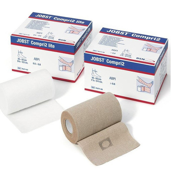 JOBST Compri2 lite 2-Layer Compression Bandage System, 9.75 x 12.5'', No Closure, NonSterile, Kit of 1