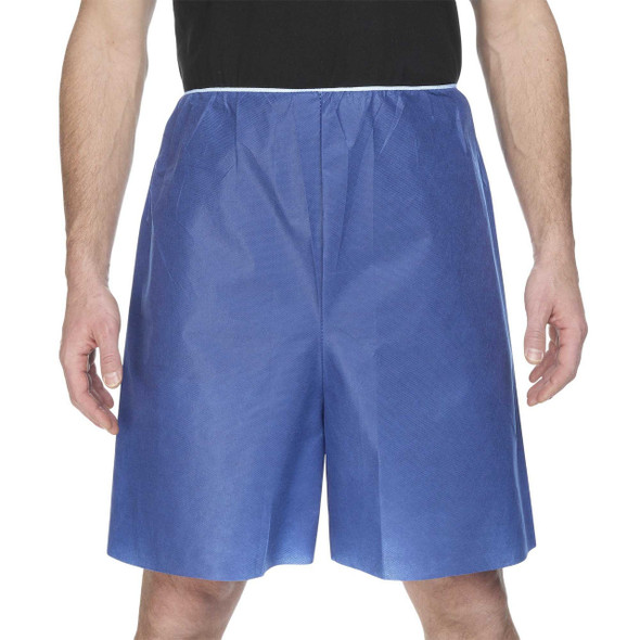 Exam Shorts McKesson X-Large Blue SMS Adult Disposable 16-1103 Case of 100 16-1103 McKesson 1197331_CS