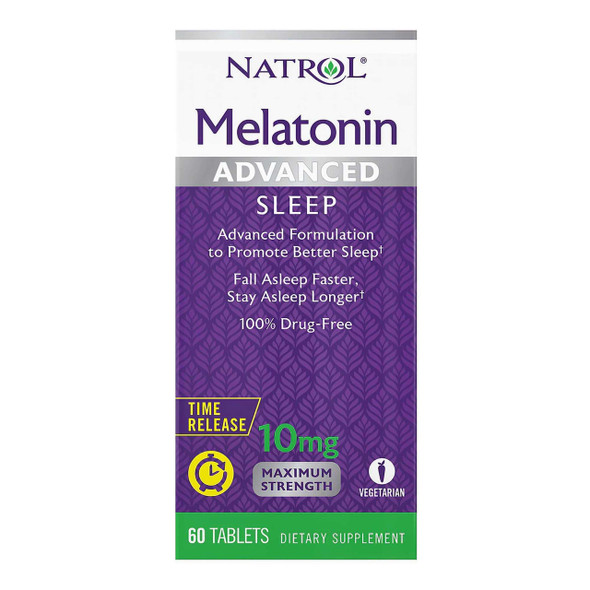 Natural Sleep Aid Natrol® 60 per Bottle Tablet 10 mg Strength 04746905964 Pack of 1 4746905964 Natrol® 897144_EA