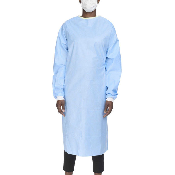 Non-Reinforced Surgical Gown with Towel Evolution 4 Large Blue Sterile Not Rated Disposable 90012 Pack of 1 90012 Evolution 4 167990_EA