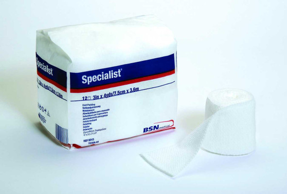 Cast Padding Undercast Specialist® 2 Inch x 4 Yard Cotton / Rayon NonSterile 9062 Bag of 24 9062 Specialist® 4897_BG