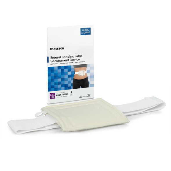 Gastrostomy Tube Holder McKesson Large/X-Large NEL-1921-MMS Pack of 1 NEL-1921-MMS McKesson 1189105_EA